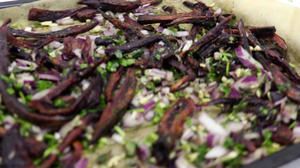 baked sweet potato chips